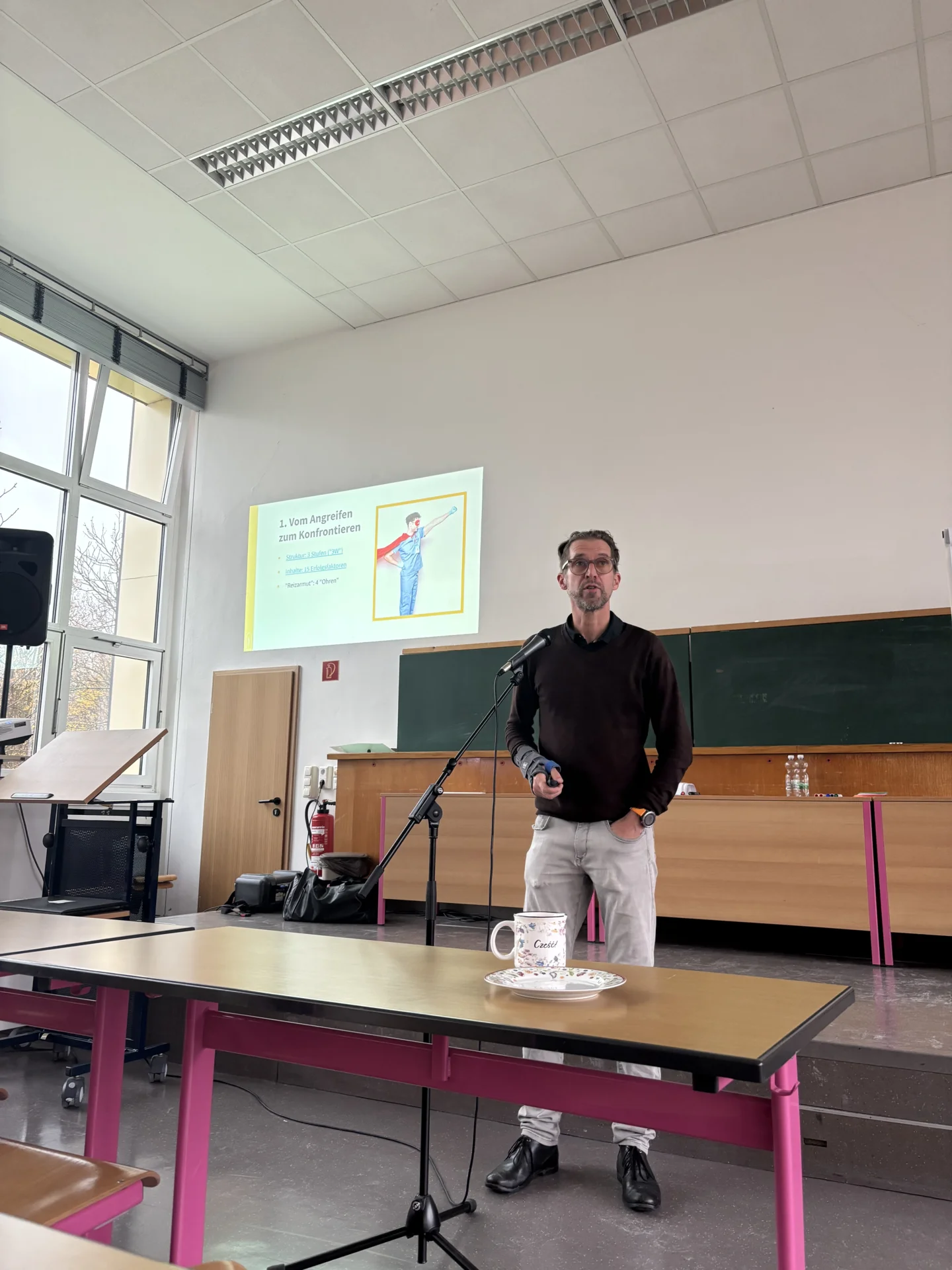 Bild: Vortrag im Hörsaal