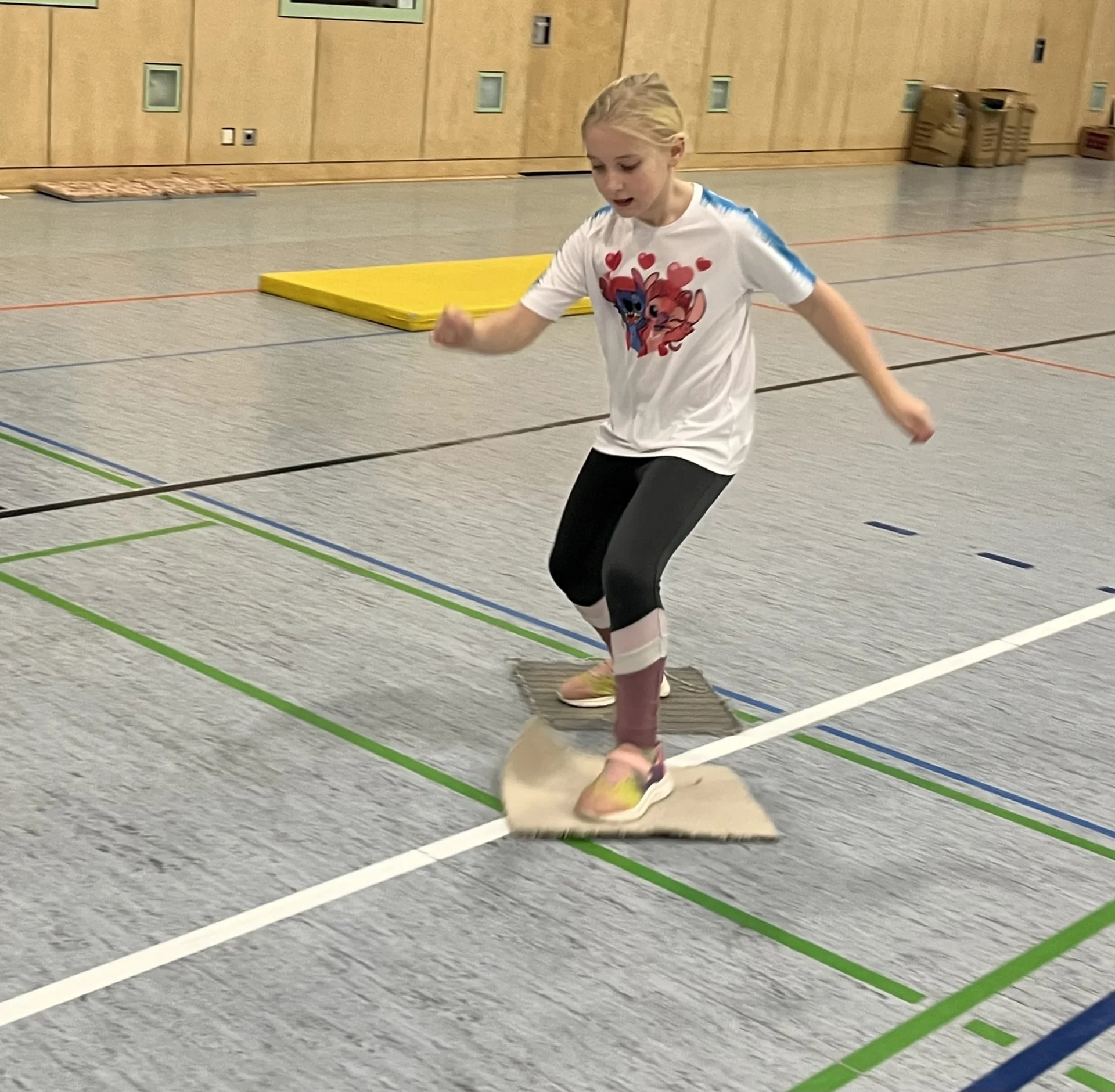 Bild: „Skifahren“ in der Halle