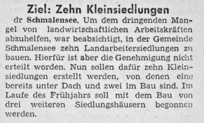 Siedlungsbau am Ringreiterplatz, SZ 16 01 1961 