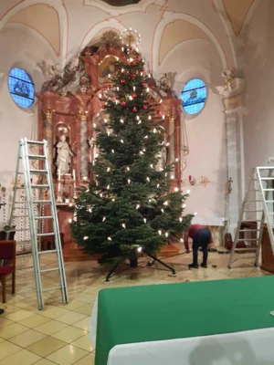 Foto des Albums: Christbäume aufstellen/schmücken 2025