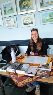 1.10.25 Doreen Mechsner stellt ihr im September 2025 erscheinendes Buch "M&auml;nner und Frauen im Interview" vor 