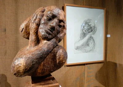 15.10.25 ein Werk des Holzbildhauers Karl R&auml;tsch 