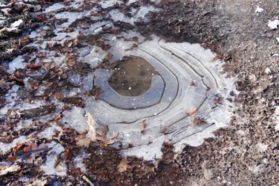 Luft und Wasser in K&auml;lte verbunden 
