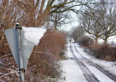 Mit R&uuml;ckenwind hoch zum Fasanenweg 