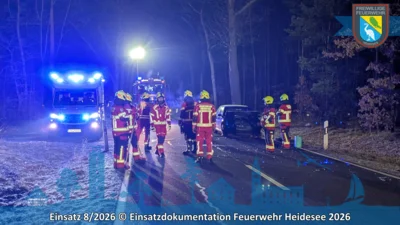 Foto des Albums: Einsatz 8/2026 | VU PKW - PKW | B246 OV Gräbendorf - Prieros