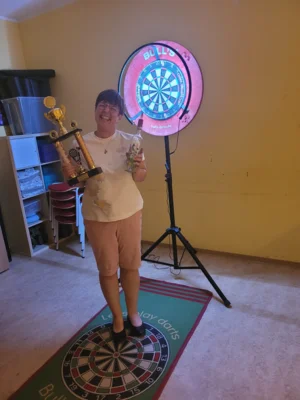 Dartssiegerin Marija 