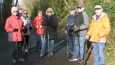 Palmsonntag: Start in  der Steinbornshohl  (Bild vergr&ouml;&szlig;ern)