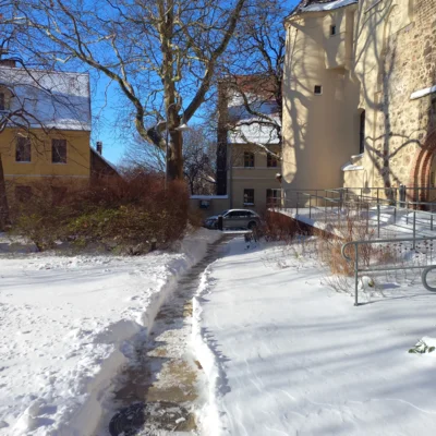 Foto des Albums: Kirche, Pfarrhäuser & Pfarrhof im Winter