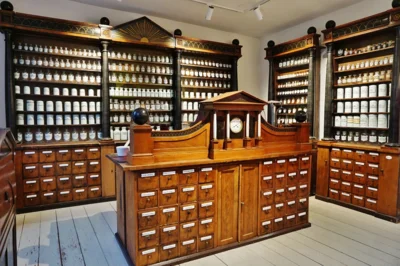 Alte Apotheke im Kreismuseum Pl&ouml;n 