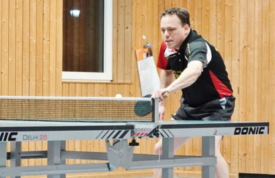 Christopher Brust holte den Ehrenpunkt 