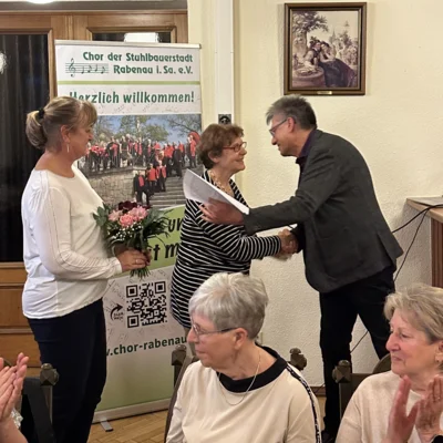 Foto des Albums: Harmonische Klänge und ein Blick nach vorn:  Chor der Stuhlbauerstadt Rabenau i.Sa.e.V. zieht Bilanz
