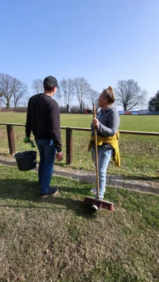 Foto des Albums: Arbeitseinsatz auf dem Sportplatz am 07.03.02026