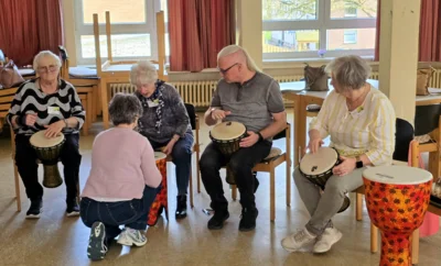 Foto des Albums: Drum Circle mit Carolanne Wright