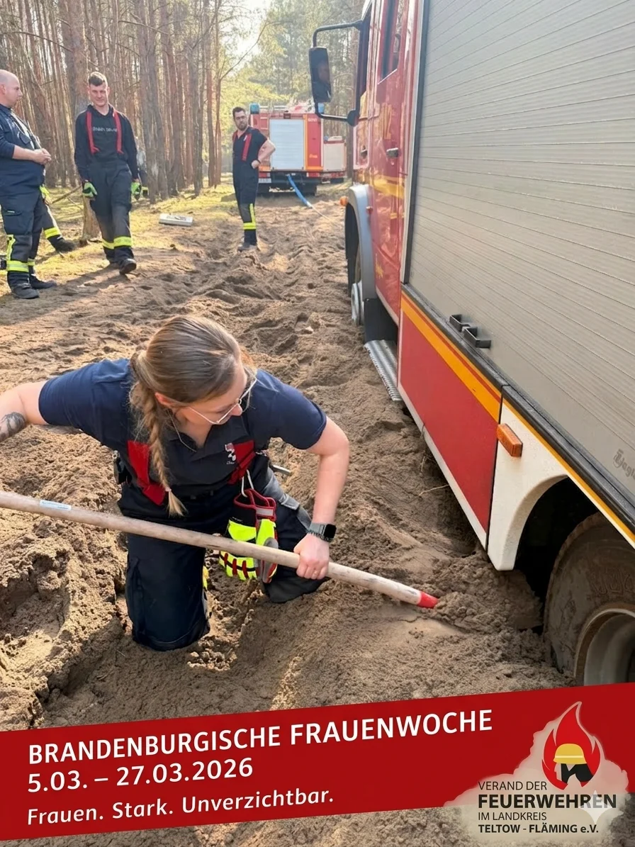 Bild: Anpacken können auch Frauen!
