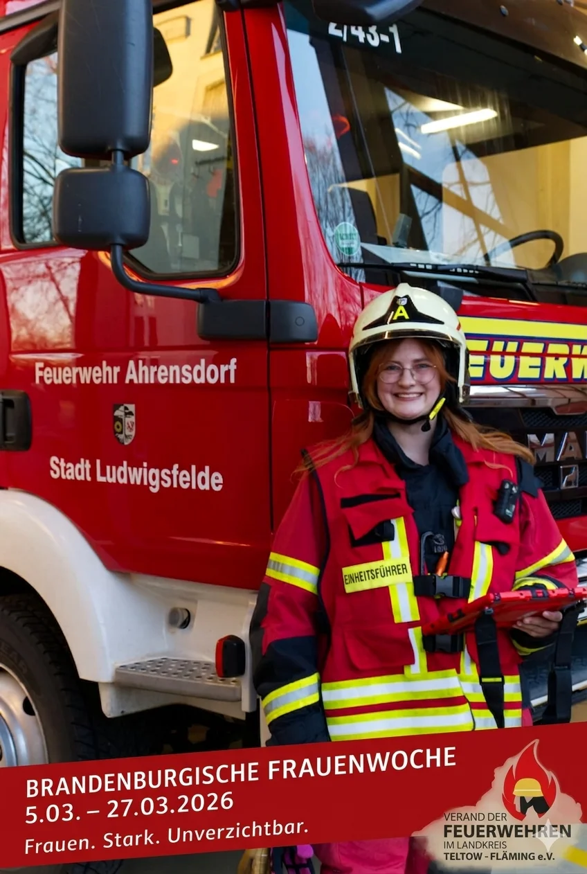 Bild: Führungskraft Magdalena Ruge FF Ahrensdorf