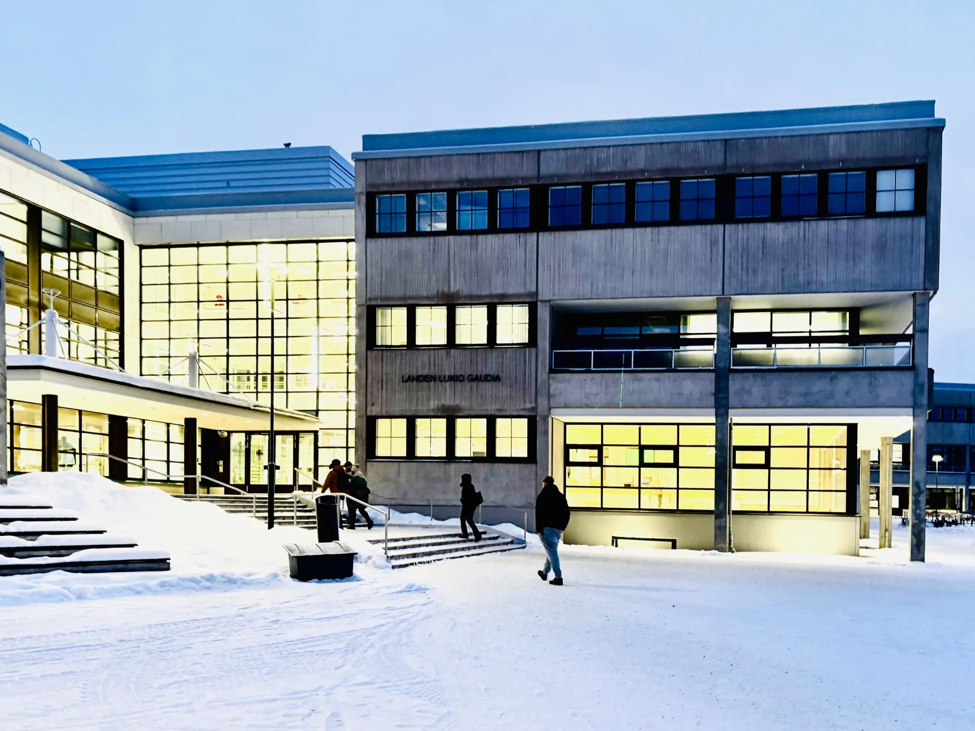Bild: Seitenansicht Lahden lukio Gaudia High School