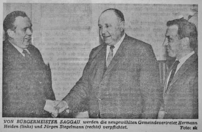Erste Sitzung der neuen Gemeindevertretung, SZ 07 04 1966 