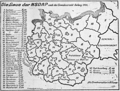 Gaue der NSDAP, SKTB 02 04 1941 