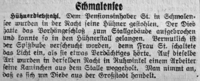 H&uuml;hnerdieb bei St (egelmann), SKTB 18 04 1931 