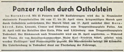Man&ouml;ver des Panzerbataillons 184, SZ 14 04 1961 