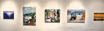 11.2.26 Galerie am Kietz-Arbeiten  aus "7 malen am Meer" 