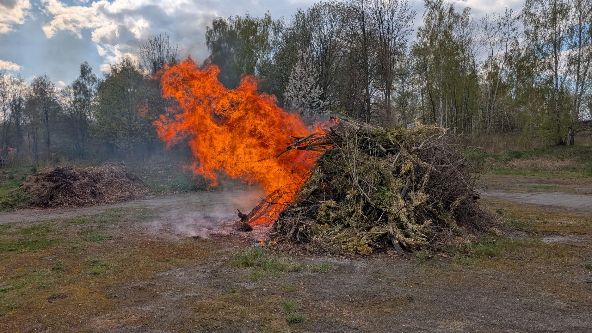Bild: Frühjahrsfeuer