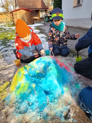buntes Eis 