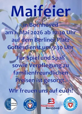 Maifeier Bornh&ouml;ved 2026 - Programm 