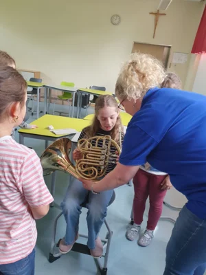Foto des Albums: Besuch des Musikvereins Wollbach im Schulhaus Hollstadt