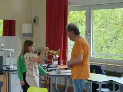 Foto des Albums: Besuch des Musikvereins Wollbach im Schulhaus Hollstadt