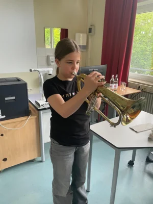 Foto des Albums: Besuch des Musikvereins Wollbach im Schulhaus Hollstadt