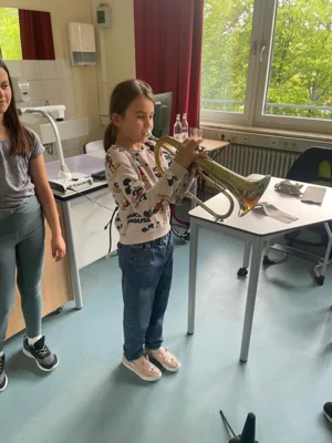Foto des Albums: Besuch des Musikvereins Wollbach im Schulhaus Hollstadt