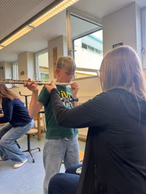 Foto des Albums: Besuch des Musikvereins Wollbach im Schulhaus Hollstadt