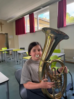 Foto des Albums: Besuch des Musikvereins Wollbach im Schulhaus Hollstadt