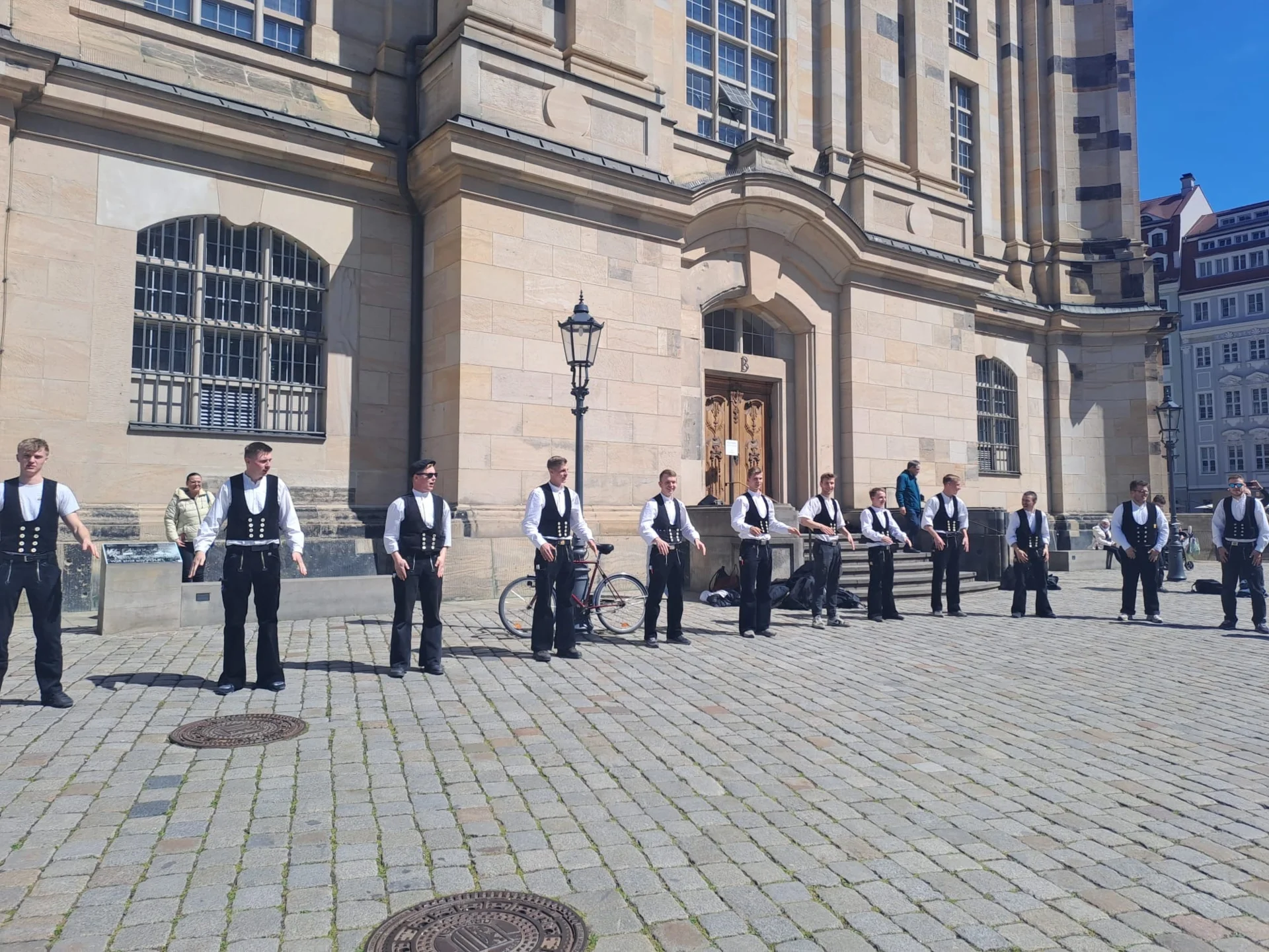 Bild: Zimmererklatsch vor Frauenkirche