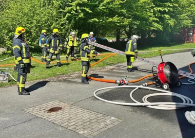 Leiter fertig zum Entern 