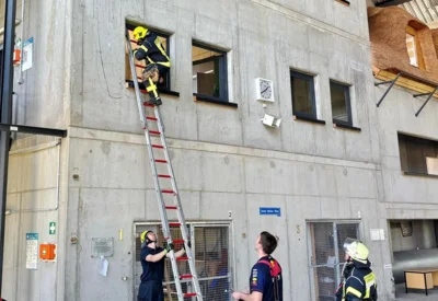 Einstieg in den ersten Stock 