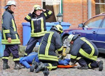 Anspannung oder Etsetzen bei der &Uuml;bung im Juni 2016 