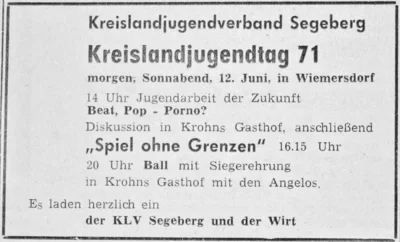 Kreislandjugend-Tag, SZ 11 06 1971 