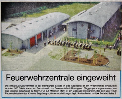 Einweihung reisfeuerwehrzentrale, SZ 10 06 1996 