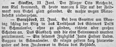 Nolandung, Gewitter, Jagdgl&uuml;ck, SKTB 2 06 1911 