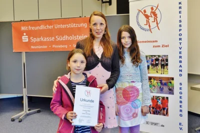 Christina Ritter gewann mit Svea und Jaane im Familienwettbewerb 