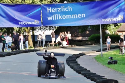 Auch ein Sensenmann war schon dabei 