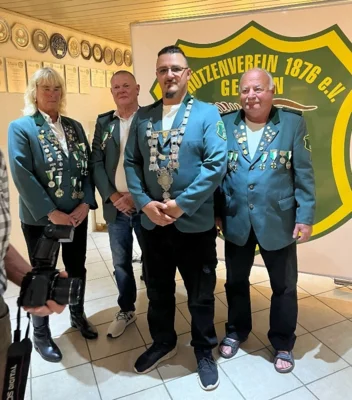 5 Die K&ouml;nigsfamilie 2026 Bert Kehm 2  Ritter, Rafael Mehring K&ouml;nig, Gerhard Winter 1  Ritter 