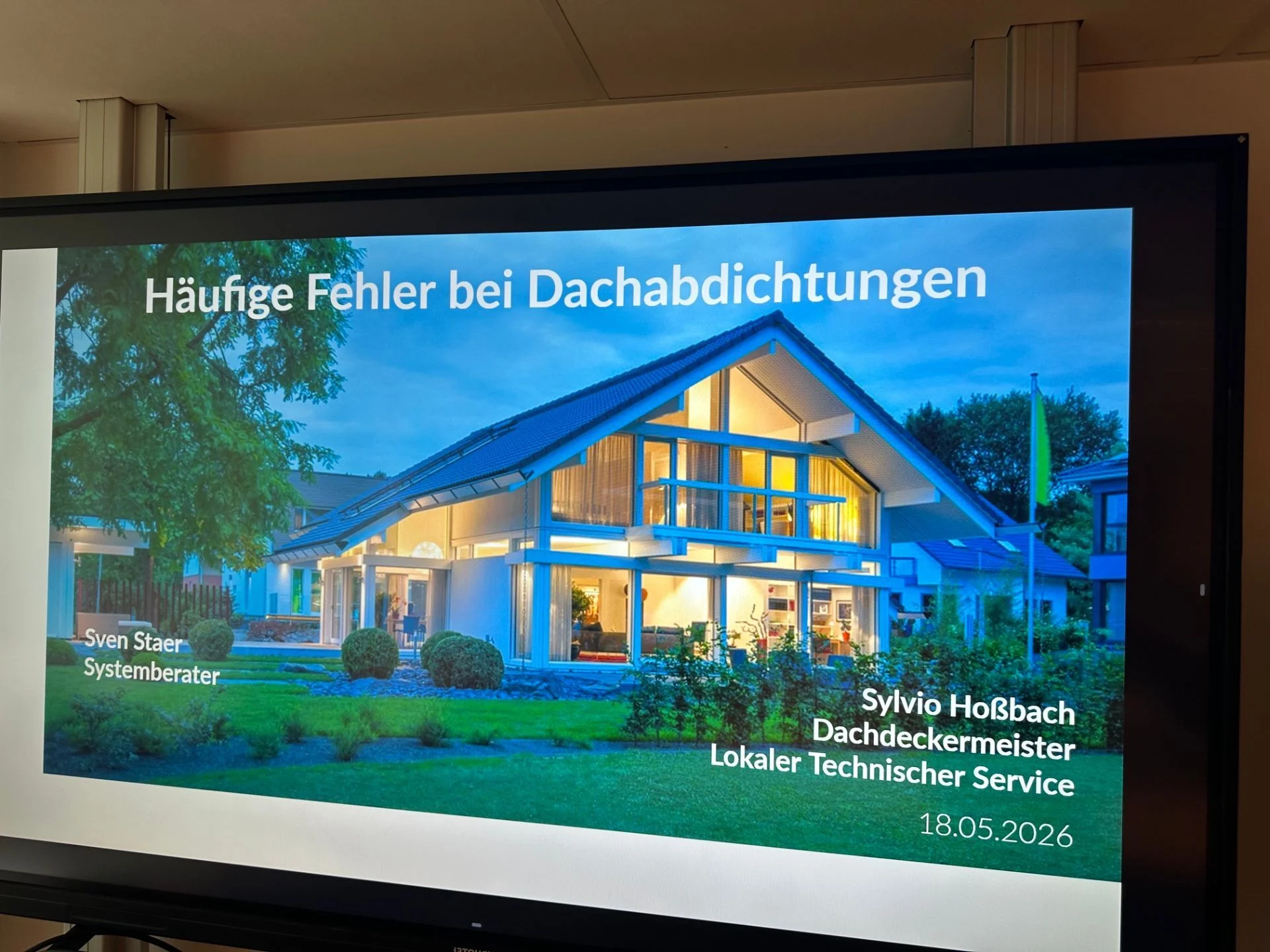 Bild: Titelbild der Präsentation zum Vortrag