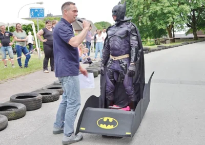 Batman-Interview durch Frank M&uuml;hlenberg 