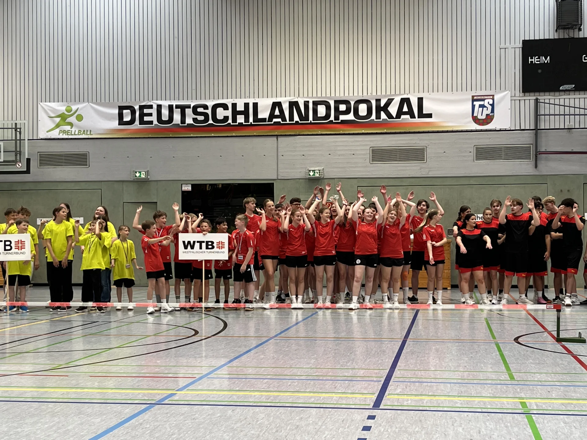 Bild: Das Team bei der Begrüßung