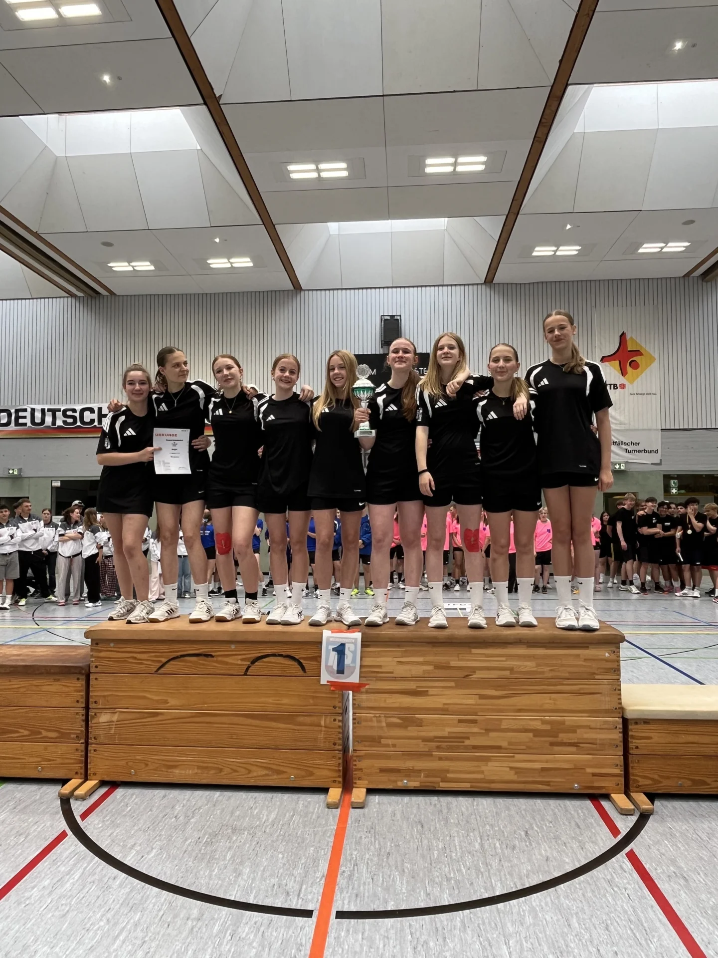 Bild: 1. Platz Schülerinnen WTB
