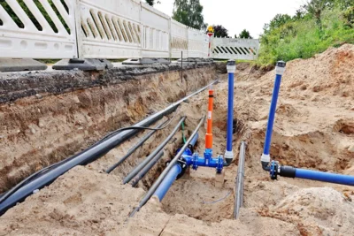 Anbindungsstelle Wasser am Grasweg 