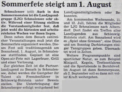 Landjugend-Termine, SZ 04 07 1981 